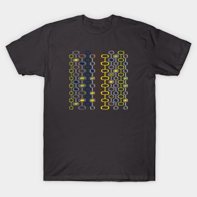 Mid Century Modern Pattern T-Shirt by amyvanmeter